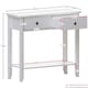 image 3 of Vida Designs Windsor 2 Drawer Console Table With Shelf, White