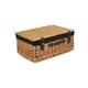 image 2 of 55cm Buff Picnic Basket with Lining Black | Black | One Size