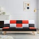 image 2 of Living and Home 3-Seater Multicolour Checkered Sofa Bed | Multi | Three Seater