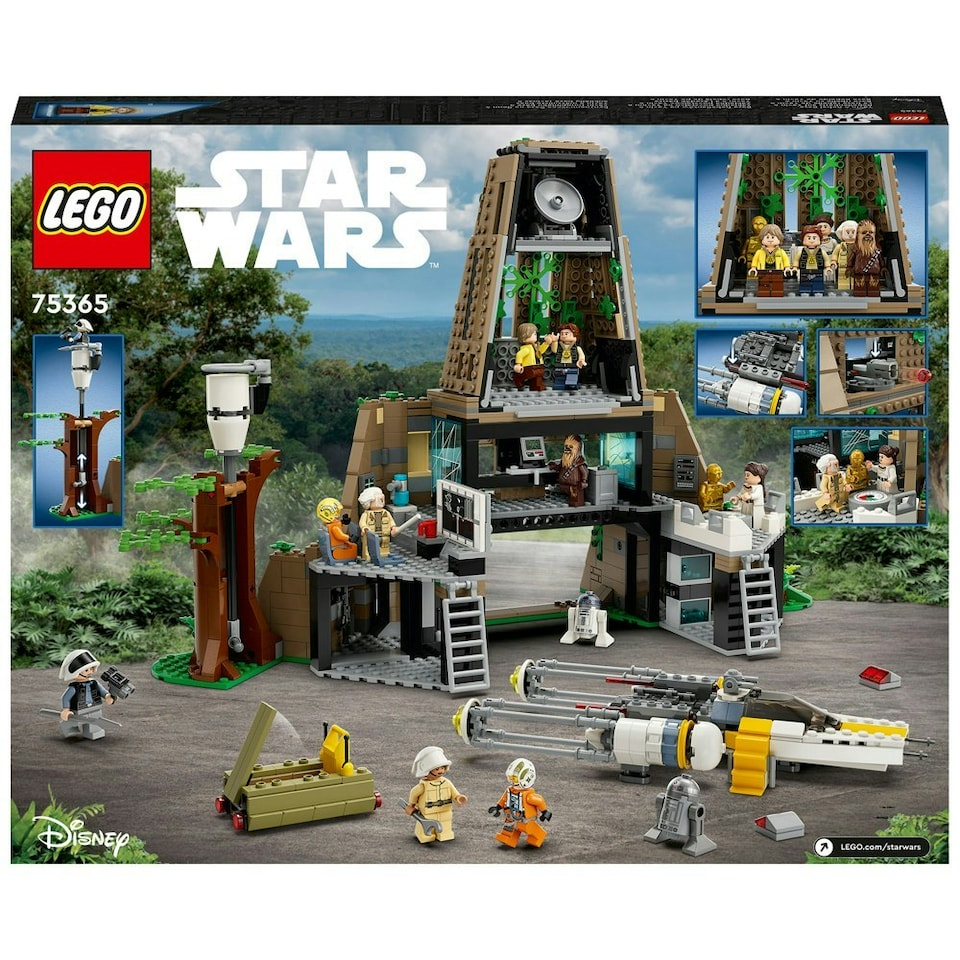 image 1 of LEGO Star Wars Yavin 4 Rebel Base 1066 Piece Building Set 75365
