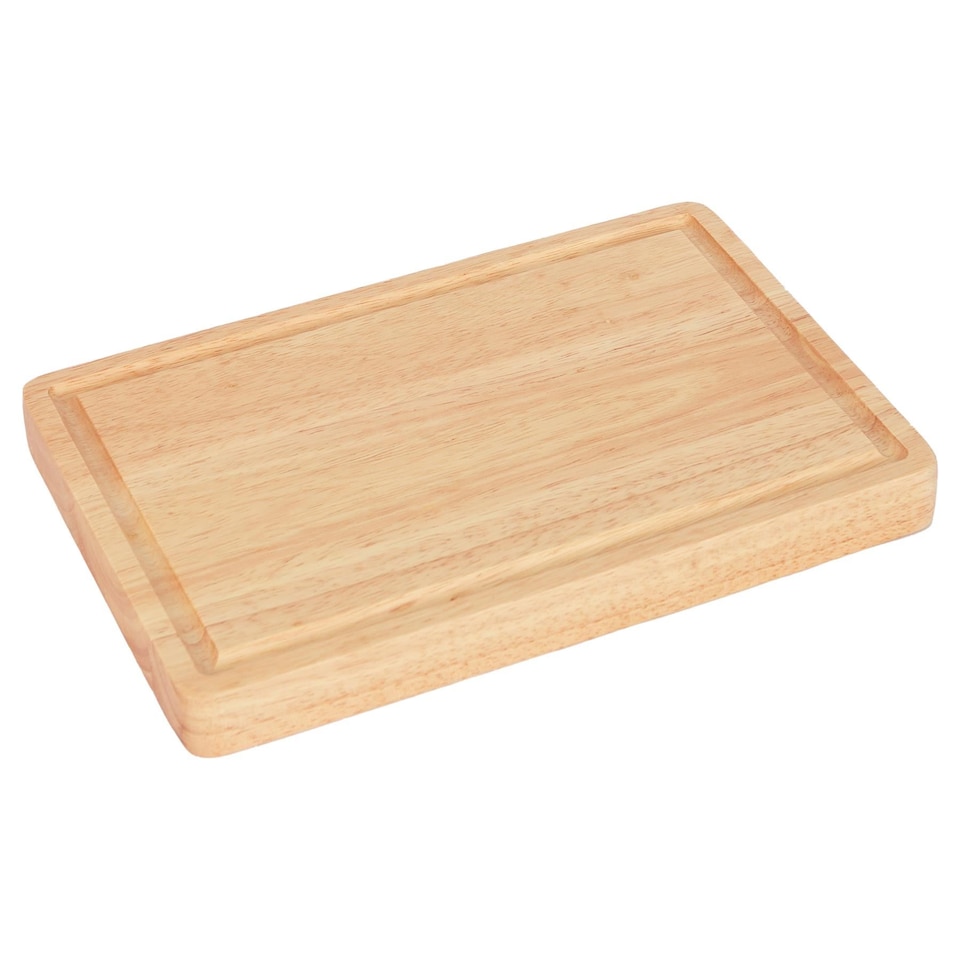 image 1 of Argon Tableware Wooden Butchers Block Chopping Board - 30cm x 20cm | Brown | Brown
