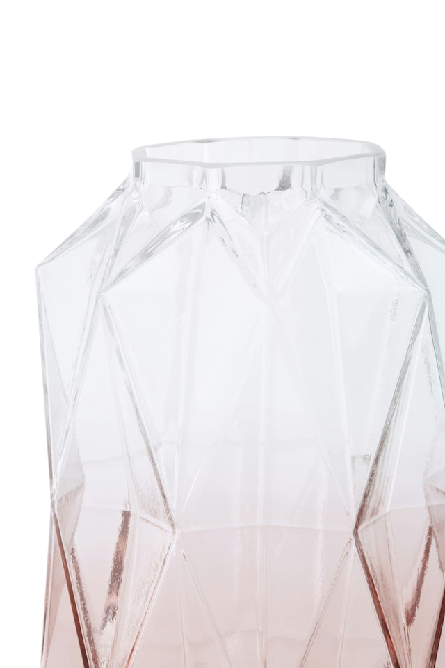 image 1 of Brice Large Pink Glass Vase | Pink