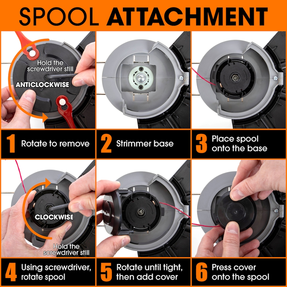 image 1 of Terratek 20V 2 in 1 Electric Cordless Grass Strimmer Garden Grass Cutter Trimmer 2 Batteries & 32 Blades & Spool Included