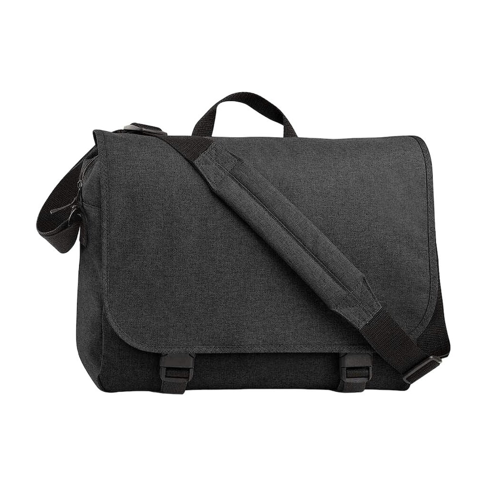 image 1 of Bagbase Two Tone Laptop Bag - Anthracite - One Size | Grey