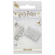 image 2 of Harry Potter Letter Hedwig Badge Set (Pack of 2) - Silver - One Size