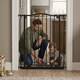 image 6 of Safetots Extra Tall Curved Top Safety Gate, 189cm - 198cm, Matt Black, Extra Tall 100cm in Height, Pressure Fit Stair Gate, Baby Gate for Doors Hallways and Spaces, Safety Barrier, Easy Installation