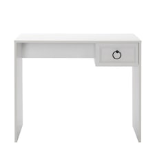 Adore Matt White Laptop Study Desk with 1 Drawer | White