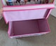 image 2 of Barbie Doll Storage Vanity Chest 2 in 1 Foldable Storage Box and Vanity Playset Stores 60 Dolls and Accessories Toy Organizer with Compartments and Pockets Barbie Toys for Girls Ages 4 | Pink | 1
