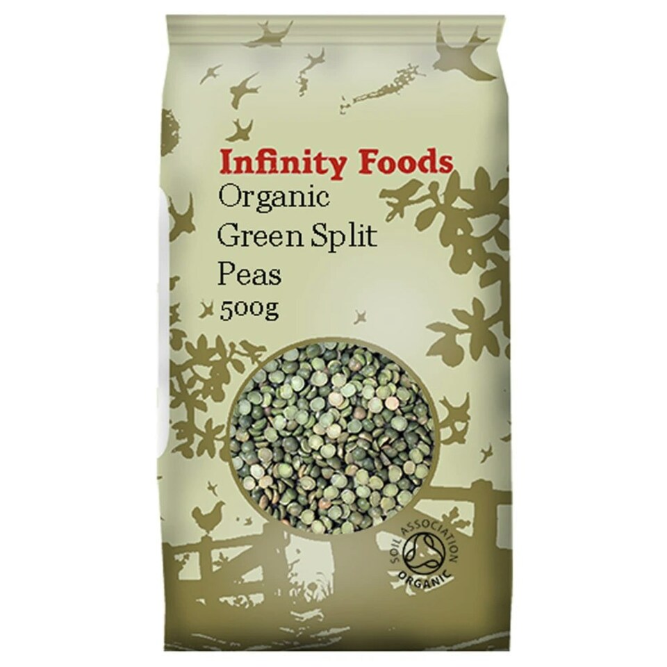Organic Green Split Peas 500g (Infinity Foods)