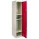 image 5 of Metal Storage Lockers - Two Doors, Flatpacked, Red Red