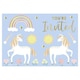 image 3 of Dainty Unicorn Invitations with Envelopes - Pack of 8