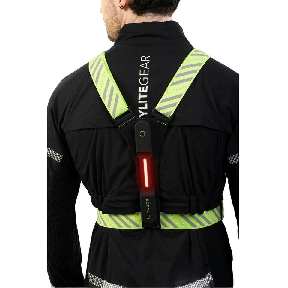 image 1 of Bodylite Gear Unisex Adult Hi-Vis Vest - Neon Yellow/Black - One Size