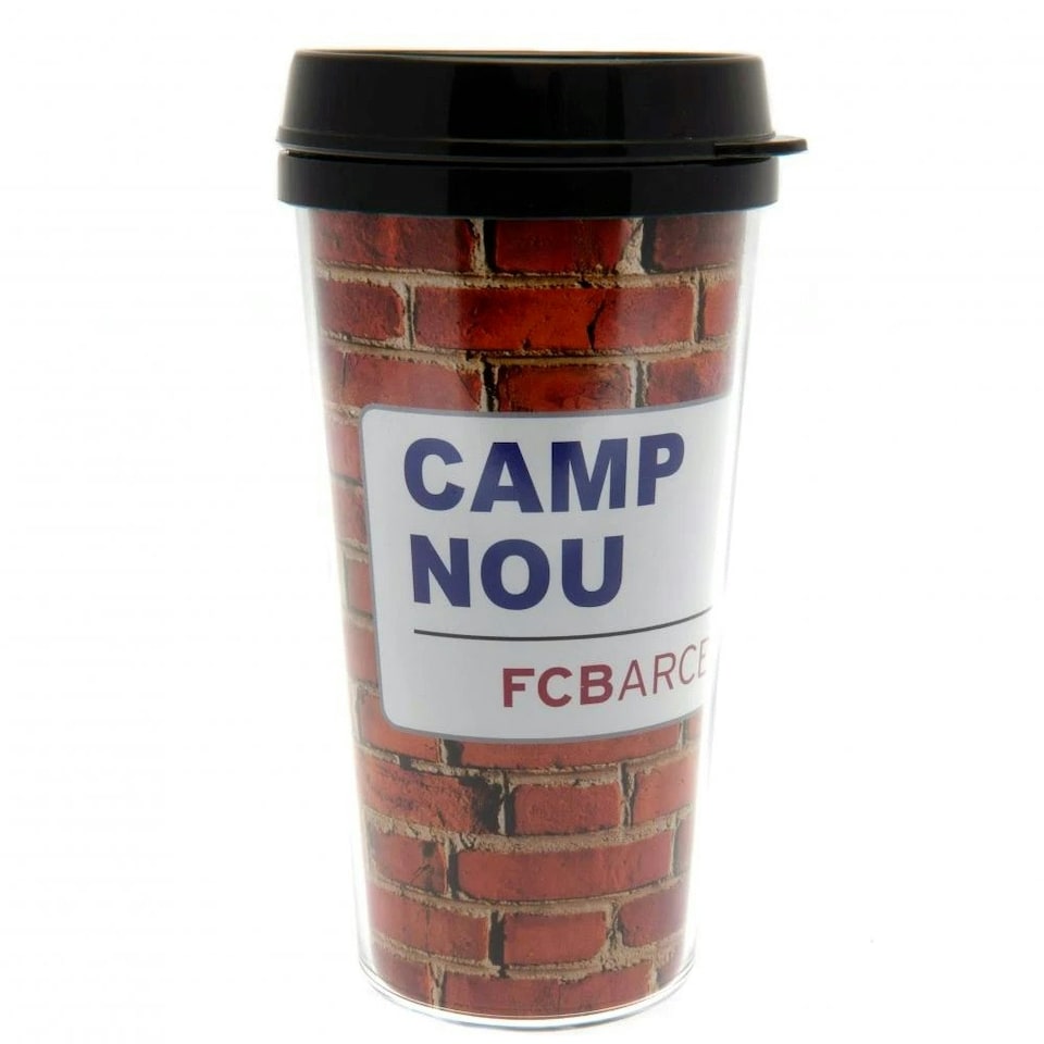 image 1 of FC Barcelona Travel Mug - Red - One Size