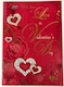 image 1 of With Lots of Love on Valentine's Day Sentimental Verse Roses & Heart Card
