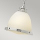 image 4 of Amelia 1 Light Medium Dome Ceiling Pendant Chrome, E27
