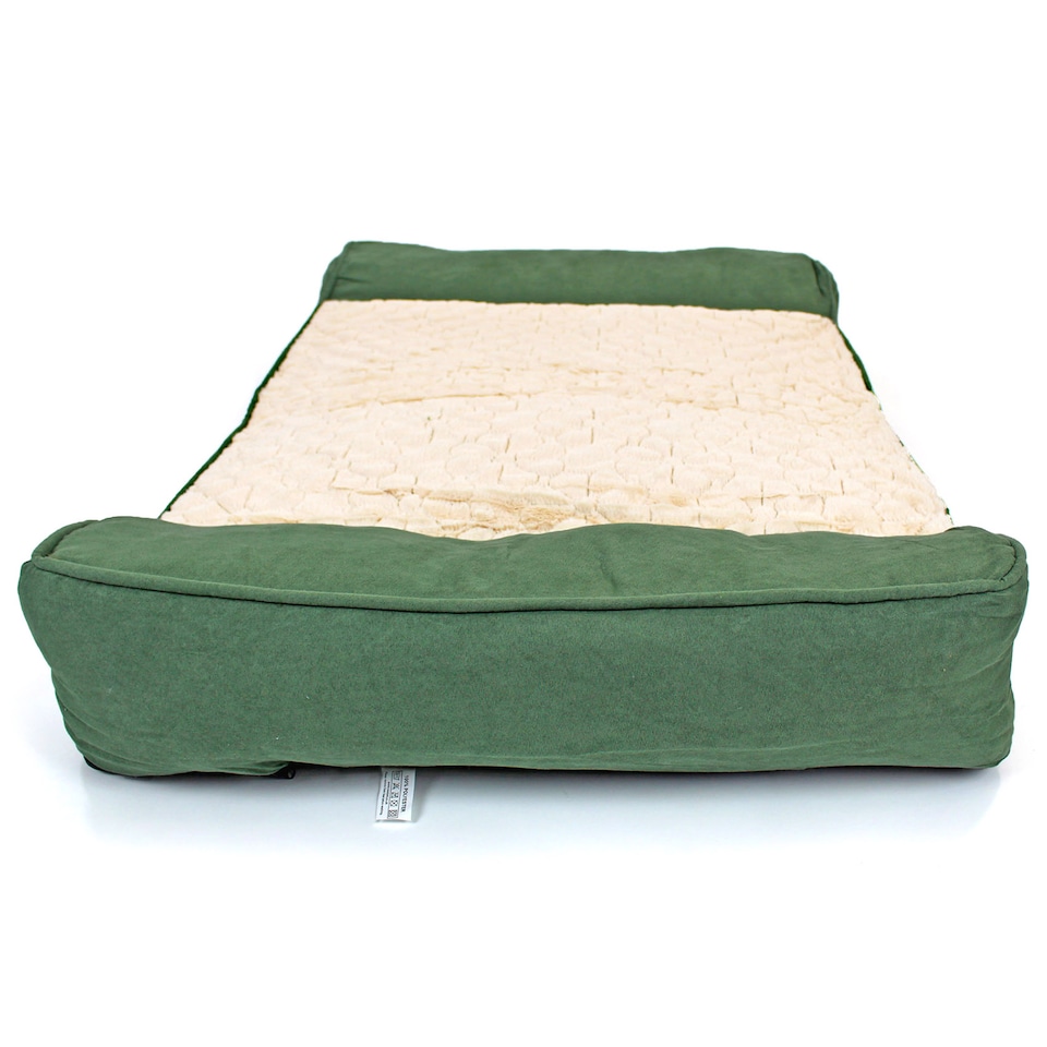 image 1 of Actiaspet - Deluxe Orthopaedic Dog Sofa Bed (Green, X Large)