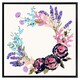 image 2 of Beautiful reath (Picture Frame) White | S