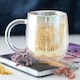 image 5 of ou Are Made of Magic Iridescent Double Walled Glass Mug