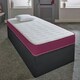 image 5 of Hybrid Memory Foam & Pinna-Coil Mattress - Soft/Medium Comfort, Cooltouch + Purple | Small Double