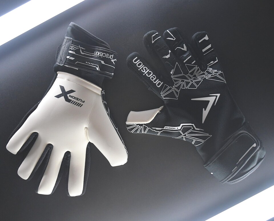 image 1 of ​​Precision Fusion X Pro Lite Giga Professional Football Adult's Goalkeeper Gloves, Black, 11