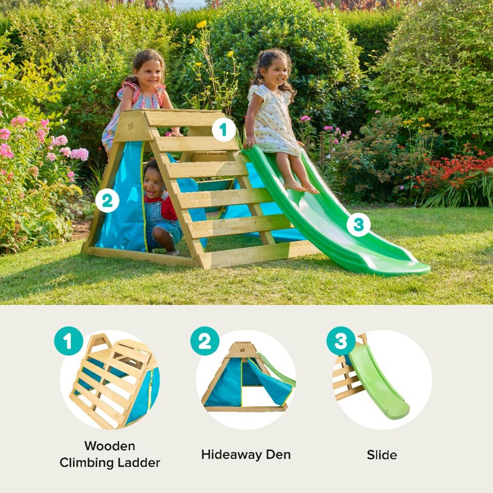 image 1 of TP Wooden Toddler Climb & Slide - FSC® certified