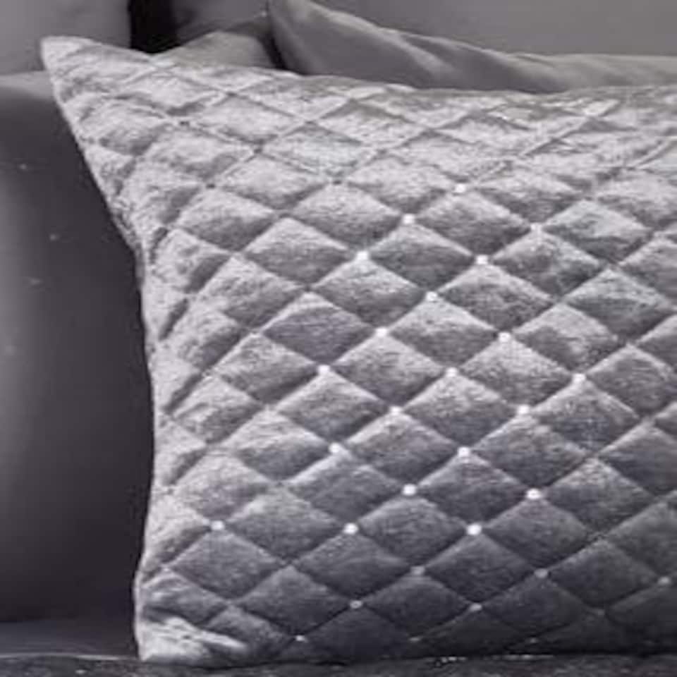 Elysium Cushion Cover 43cm x 43cm Grey | Grey | Grey