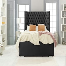 Philly Plush Single Bed Frame - Black