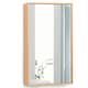image 7 of COSTWAY Bathroom Medicine Cabinet Single Bamboo Storage Brown