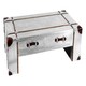 image 1 of Interiors by Premier Coffee Table, Industrial Coffee Table, Aluminium Plated Silver Coffee Table, Modern Coffee Table with Storage Silver