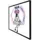 image 3 of Pink zebra (Picture Frame) Brown | Oak | S
