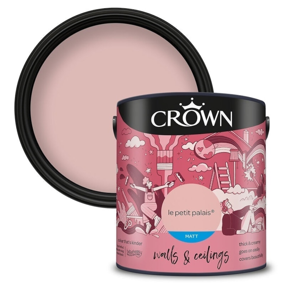 image 1 of Crown Walls & Ceilings Matt 2.5L Le Petit Palais