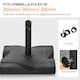 image 4 of Outsunny 20KG Square Patio Parasol Base, Fits Φ32mm,Φ38mm,Φ48mm Pole - Black