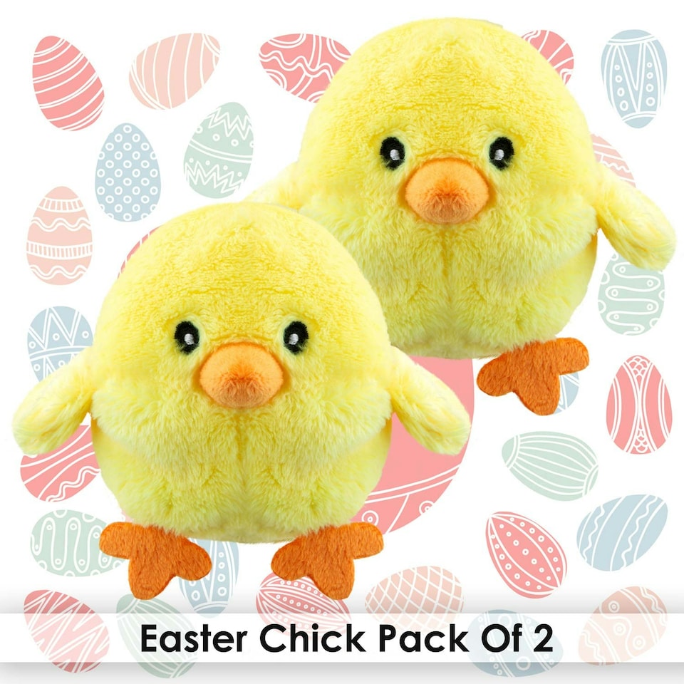 image 1 of VFM - Baby Chick Soft Easter Toy 10cm - Super Soft Cuddly (2 Pack)