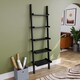 image 7 of Vida Designs York 5 Tier Ladder Bookcase Display Storage, Black