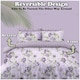 image 6 of VELVETIO Jessica Complete Duvet Cover Set with Fitted Sheet Luxury Bedding Quilt Purple | Single