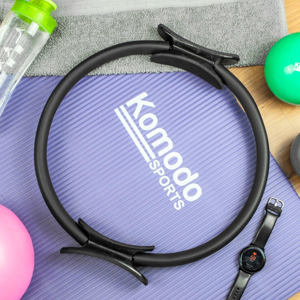 image 1 of Komodo 15 Inch Pilates Ring - Black