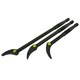 image 3 of 3pc Adjustable Pry Bar 10" 12" 15" Locking Crow Wrecking Bar Angle Foot TE855