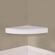 image 3 of OHS Ribbed Corner Shelf Wall Mounted Storage Space Saving Modern