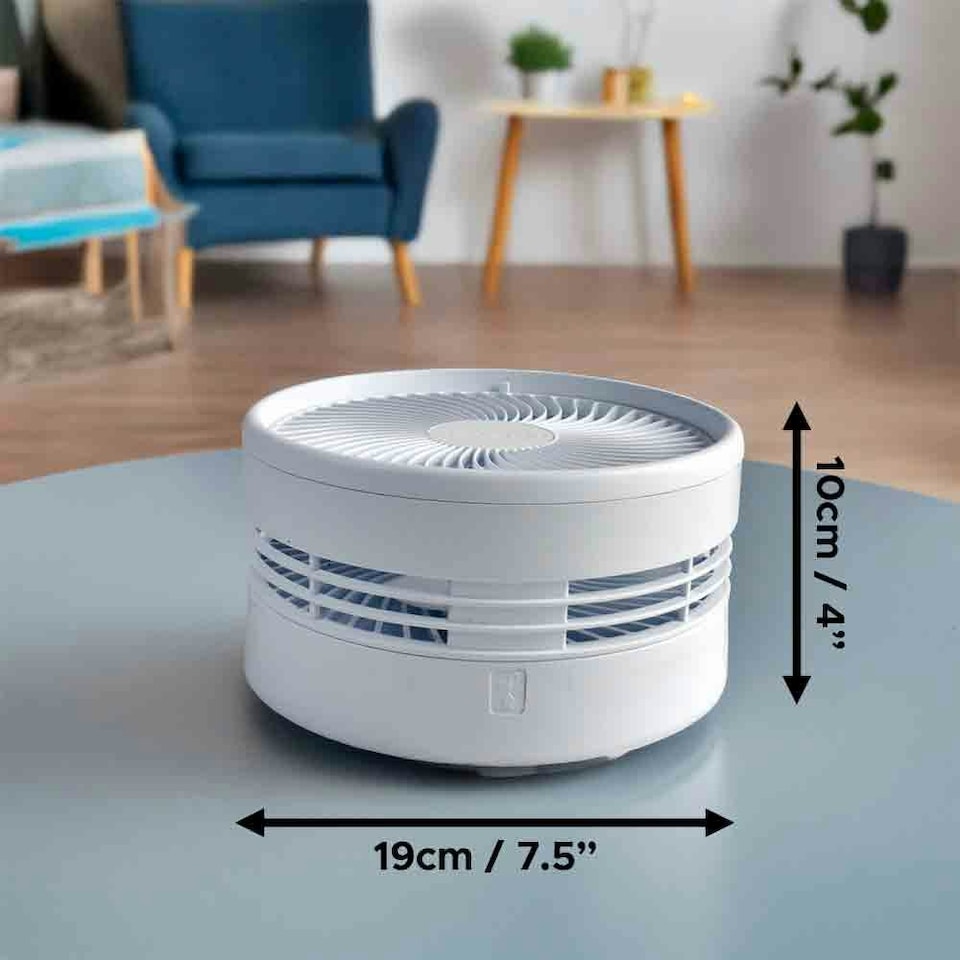image 1 of Lifemax Rechargeable 19cm Folding Fan - 25-100cm height adjustment