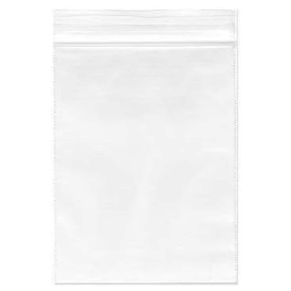 image 1 of Pack of 100 Clear Self-Sealing Bags 16 x 24cm
