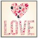 image 4 of Love hearts (Picutre Frame) White | S
