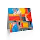image 2 of Abstract Expressionism Geometric Oil Painting Greeting Card