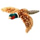 image 1 of House Of Paws Pheasant Christmas Plush Dog Toy - Brown/Green/Pink - One Size