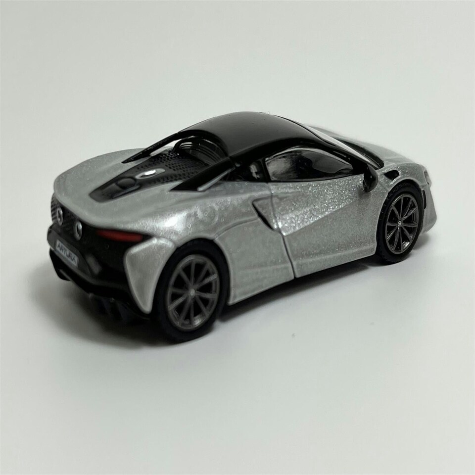 image 1 of McLaren Artura Ice Silver LHD 1:64 Scale Mini GT MGT00582L