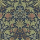 image 2 of Tulip Trellis Wallpaper in Navy | Blue | Navy