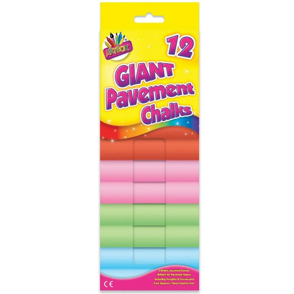 image 1 of Artbox 12 Giant Pavement Chalks