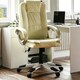 image 2 of Vida Designs Charleton Office Chair Computer Desk Table Chair, Cream