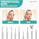 image 7 of Blackhead Remover Tool Set with Storage Case, Stainless Steel Tools - 9pcs