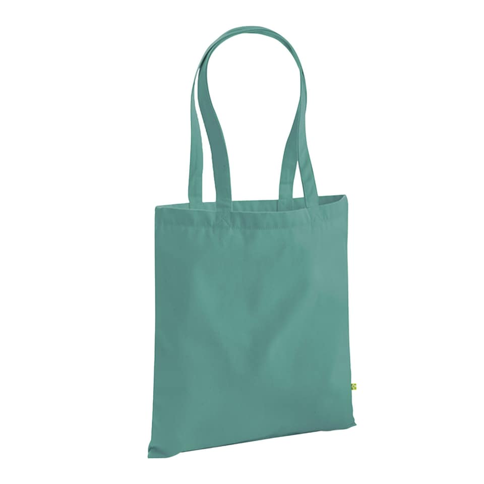image 1 of Westford Mill EarthAware Organic Shopper Bag - Sage Green - One Size Green
