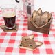 image 2 of Sass & Belle Set of 6 Wooden Fox Coasters